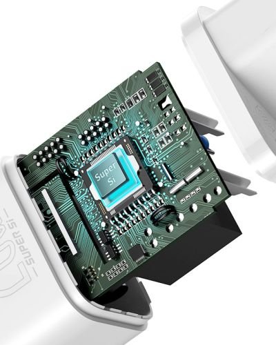 Baseus сетевое зарядное устройство Super Si PD 20 Вт, 1× USB-C