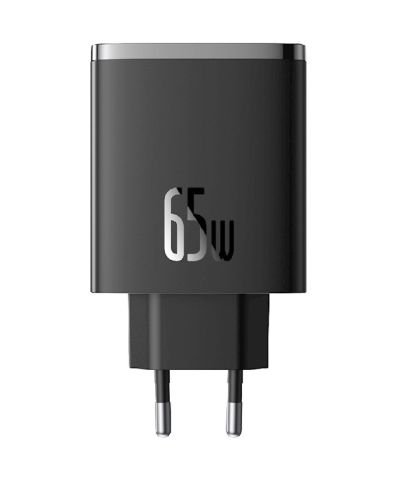 Baseus Cube Pro Быстрое сетевое зарядное устройство 65W 2× USB-C + USB-A