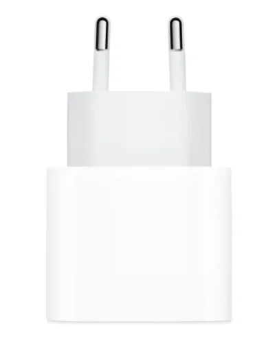 Сетевой адаптер Apple USB‑C мощностью 20 Вт с поддержкой быстрой зарядки.