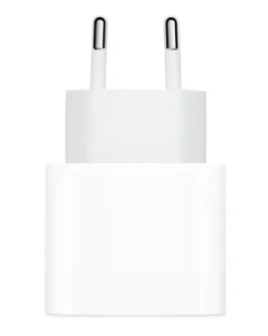 Сетевой адаптер Apple USB‑C мощностью 20 Вт с поддержкой быстрой зарядки.
