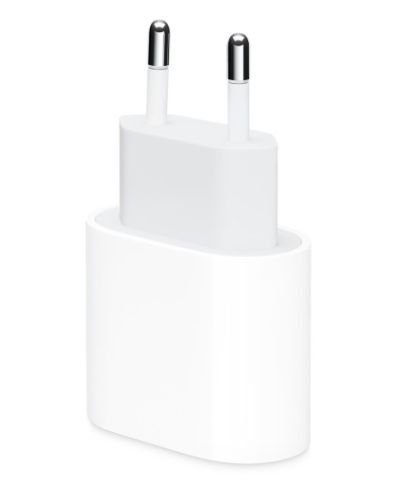Сетевой адаптер Apple USB‑C мощностью 20 Вт с поддержкой быстрой зарядки.